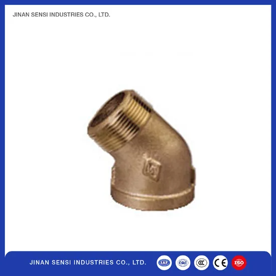 Factory Hydraulic Fitting Brass Elbow Pipe Fitting