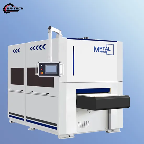 Automatic Metal Deburring Sanding Machine After Fiber Laser Cut