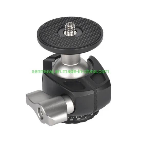 Aluminum CNC Machining CCTV Camera Ball Head Camera Tripod Parts