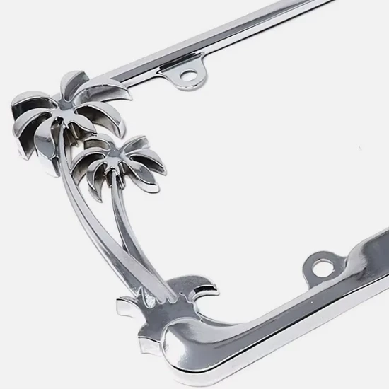 Custom Die-Casting Metal Products Machinery Steel Car License Plate Frame Die-Casting Aluminum Zinc Alloy Magnesium Alloy