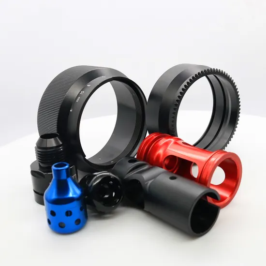 Rapid Prototyping: Custom CNC Milled Aluminum Parts with Anodized Finishes.