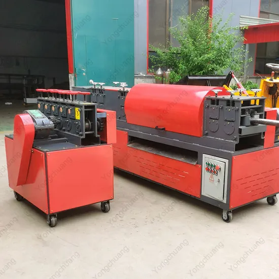 Waste Greenhouse Steel Pipe Round Pipe Straightening Machine with Low Price