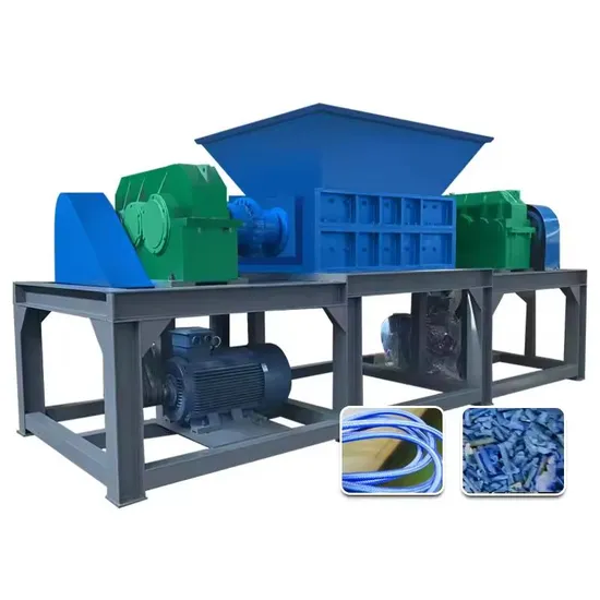 Double Shaft Shredder Waste Tire Light Metal Shredding Machine for Sale