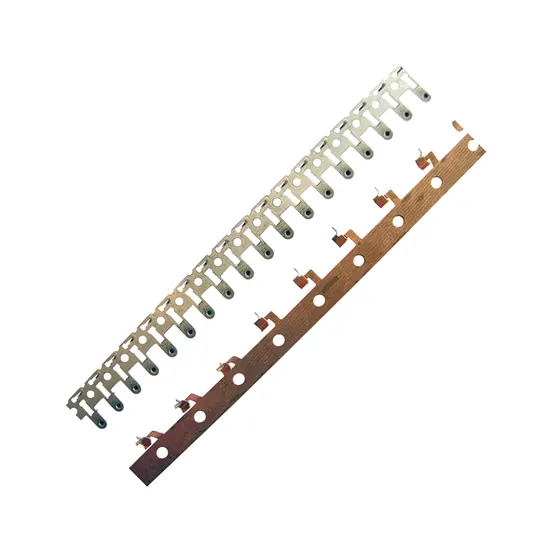 Precision Stamped Electrical Terminals for Resistors and Inductors in Copper, Featuring Nickel and Electroplating