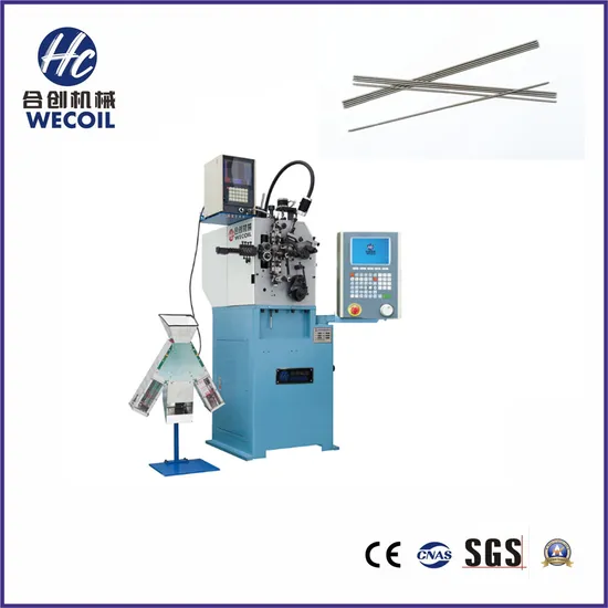 Dongguan China 0.12-1.0mm WECOIL HCT-208 necklace ring cnc automatic spring machine