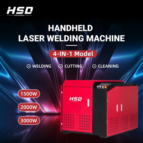 Handheld Fiber Laser Welding Machine 1500W Aluminum Copper Galvanized Steel Water Cooled