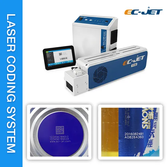 PVC/PPR/HDPE/LDPE/ABS Food Container Digital High Speed UV Laser Printer