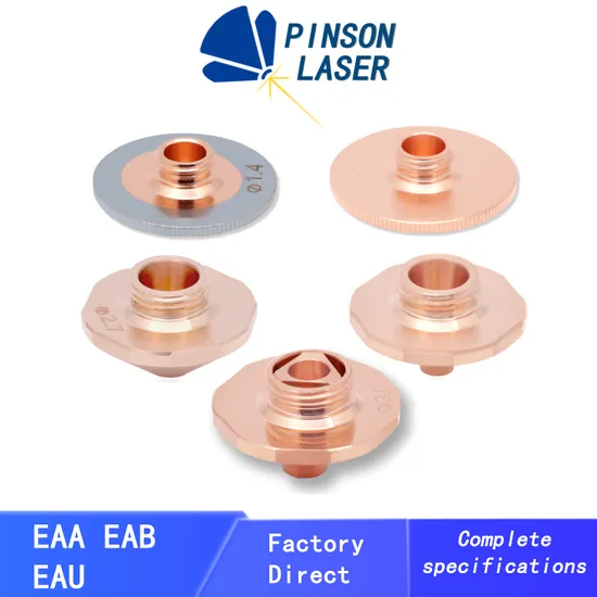 Laser Cutting Machine Copper Nozzle Eaa Eab Eau Laser Nozzle