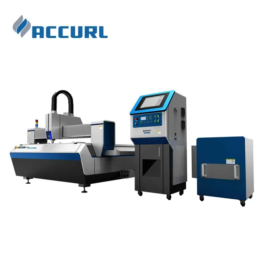 Accurl1000W CNC Fiber Laser Cutting Machine with Ipg 1kw for Sheet Metal Cutter