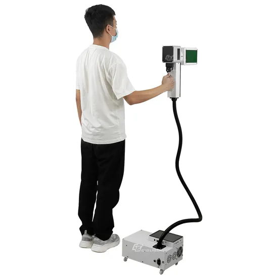 Portable Handheld Laser Engraver for Big Metal Parts Moving Hand Marking Painting Engraving Automobile Parts Bearing