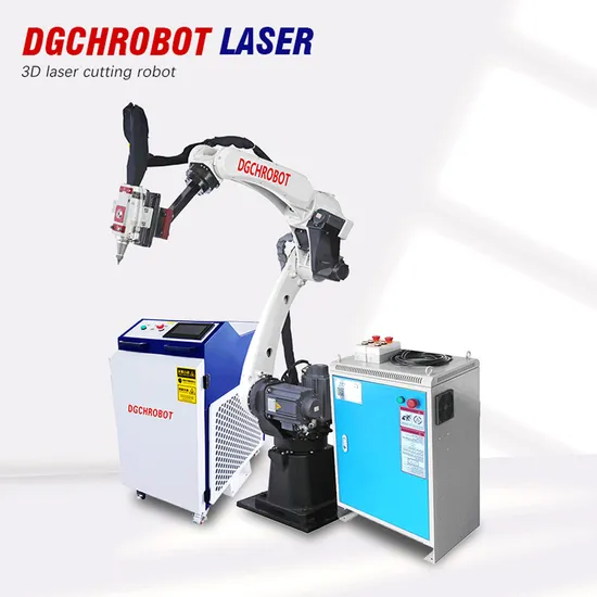 Small Automatic 3D 6 Axis Robot Arm Laser Metal Cutting Machine