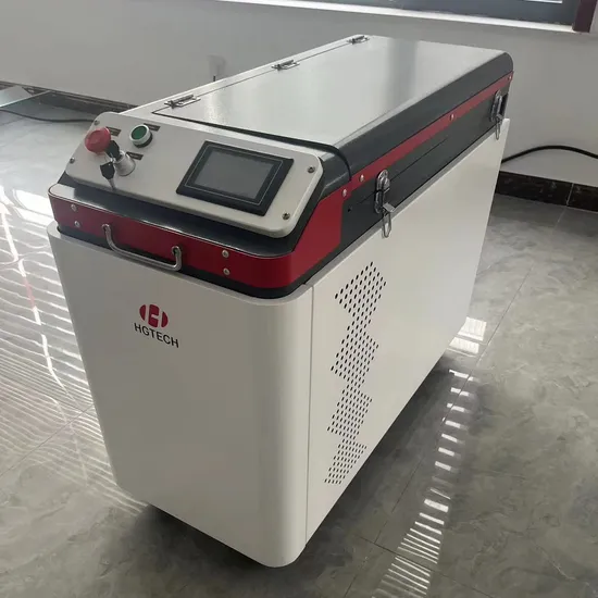 Hgtech High Efficiency 1000W 1500W 2000W Handheld Fiber Laser Cleaning Machine Portable Metal Rust Removal Laser Cleaner with CE Certificate for Sale