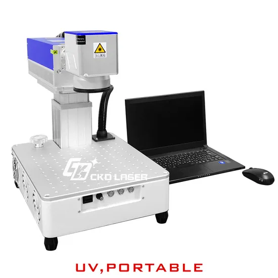 Small Portable Glass Silicone Bracelet Ceramic Plastic Engraving Logo Printing UV Laser Marking Machine