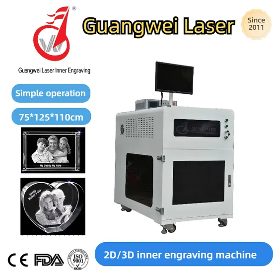 2D/3D Glass/Crystal Inner Engraving Machine