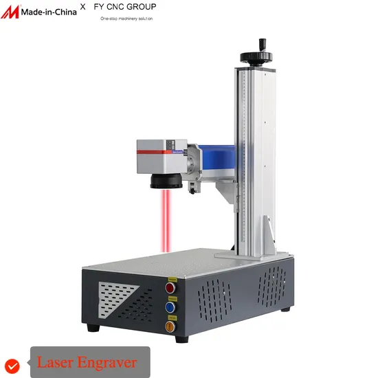 Multi-Functional All-in-One Integrated Mini Portable CNC Metal Plastic Fiber UV CO2 Laser Marking Printing Engraving Machine for Factory and Warehouse Use