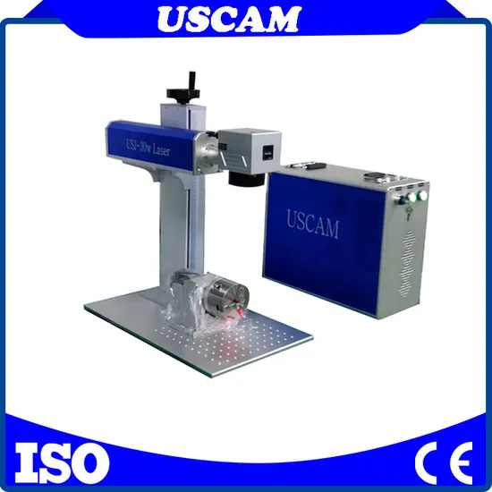 Mini Small Portable 30W 50W 100W CNC Fiber Laser Marker Label Printing Laser Marking Machine