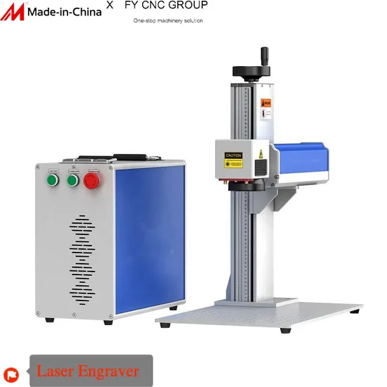 CNC Plastic and Metal Desktop Split Type Laser Marking Carving Engraving and Cutting Machine for Industrial and Commercial Customization Gift