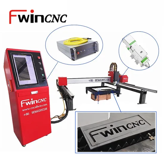 Oxygen Gas CNC Laser Cutting Machine Metal Laser Cutter Stainless Steel Carbon Steel Aluminum Copper