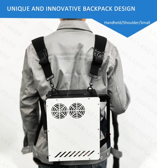 Backpack Laser Cleaning Machine 50W Backpack Laser Rust Removal Machine