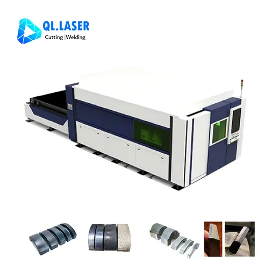 Double Table CNC Metal Fiber Laser Cutting Machine Price 6kw 12kw 15kw 20kw 30kw 40kw 60kw 80kw 100kw 120kw for Sale