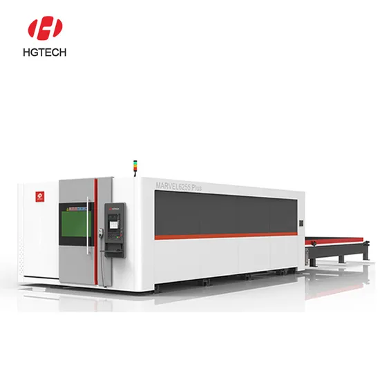 Hgtech 2025 3kw 4kw 6kw 8kw 12000W Automatic Fiber Laser Cutting Machine for Mild Stainless Steel Aluminum Copper Carbon Steel Sheet Metal Tube Pipe