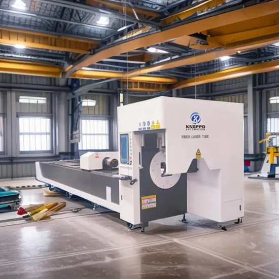 Angle Steel Channels Square Pipe Round Tube CNC Fiber Laser Cutter / H Beam Laser Coping Beveling Cutting Machine with 3D Bevel Cut Head