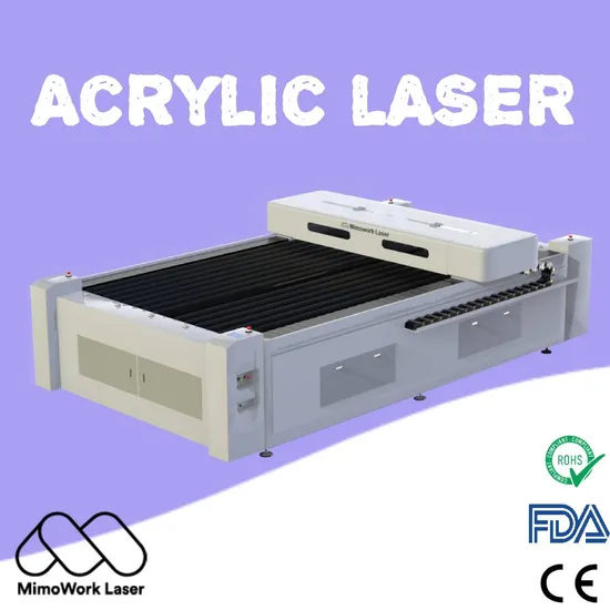 RF Laser Tube and Glass Laser Tube Acrylic Laser Cutting Machine, Acrylic Laser Cutter, Laser Cutter for Acrylic Jewelry & Sheet with 150W, 300W, 450W, 600W