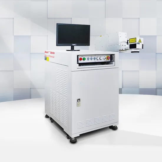 Made in China Factory UV Laser Marking Machine for Medicine Packaging Material (HDPE, PO, PP)