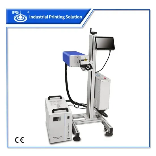3W UV Laser Engraving Marking Machine with Water Cooling for Plastic Bag Pipe and Wipe Coding