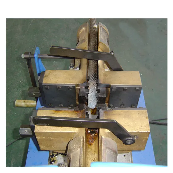 Steel Wire Rope Cutting and Tapering Machine with Smoke Exhaust