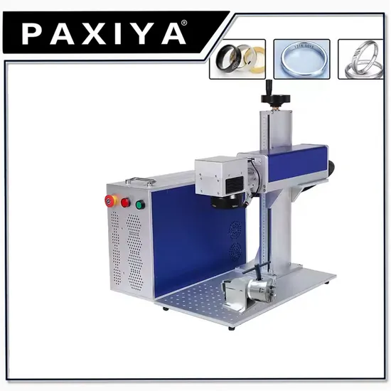 Fiber Laser Marking Engraving Machine for Jewelry Metal Plastic Logo Printing 20W-50W