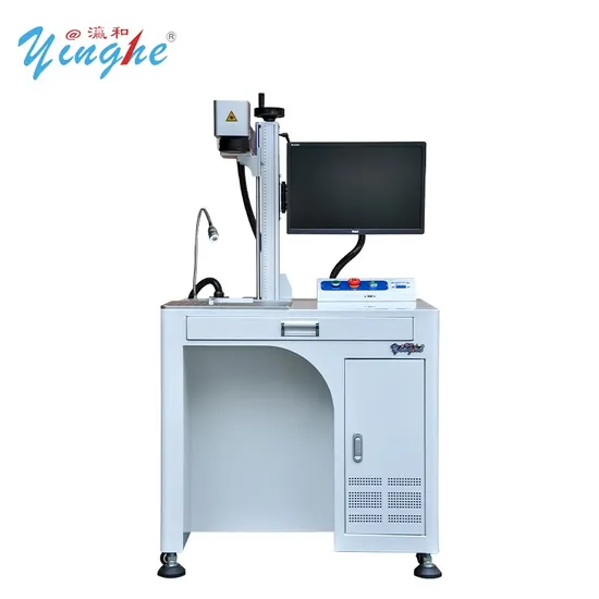 Yinghe 20W Fiber Laser Marking Machine Steel Plastic Metal Stainless Nameplate Engraving