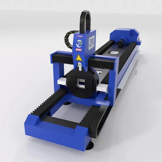 Advanced CNC Fiber Pipe Laser Cutting Machine 230 Chuck for Round/Square/Rectanglar Metal Tubes/Pipes with Front Card Aviodance