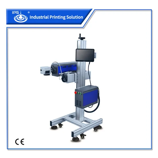 IPS Visible Wood Carton 57*66*155cm 30W CO2 Laser Marking Machine