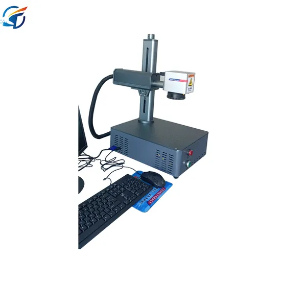 Desktop Leaf Laser Marking Machine, Nameplate Metal Stainless Steel Radium Engraving Machine
