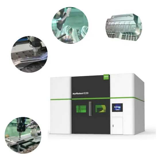 3D Robot Fiber Laser Cutter
