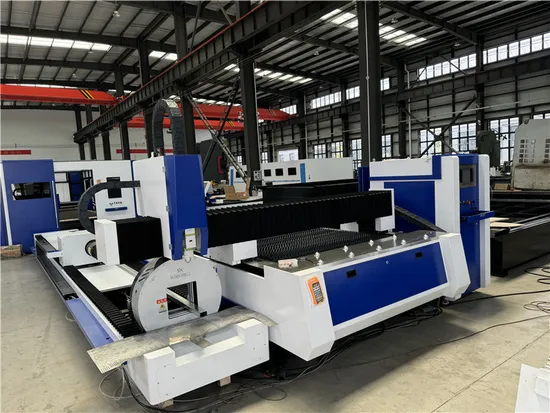 3000W 4000W Metal Plate Cutter Machine with Exchange Table Fiber laser Cutting Machine