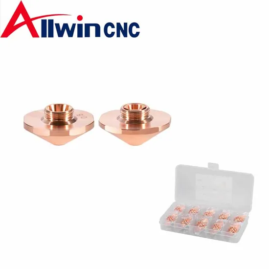 Dia. 32mm Caliber 1-3mm Chrome/Copper Single Double Layer Nozzle for Laser Cutting Head