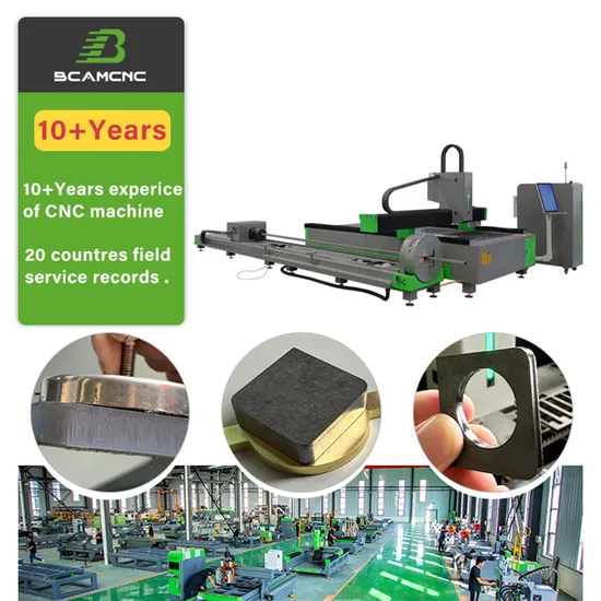Aluminum Double Head CNC Laser Tube Cutting Machine Integrated Laser Cutting Plate Machine