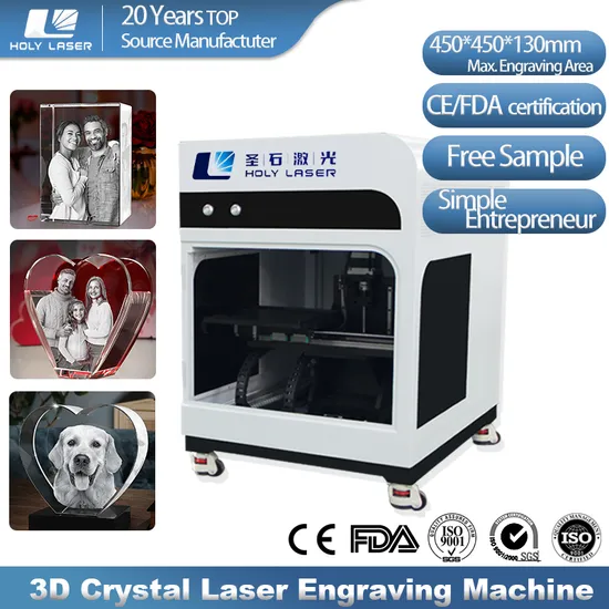 3D Crystal Glass Engraving Machine for Shop Gift