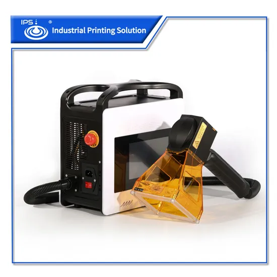 Handheld Laser Printer Lh820 20W 30W 50W Portable Fiber Laser Marker Marking Engraver Machine for Plastic Metal Glass Date Qr Code
