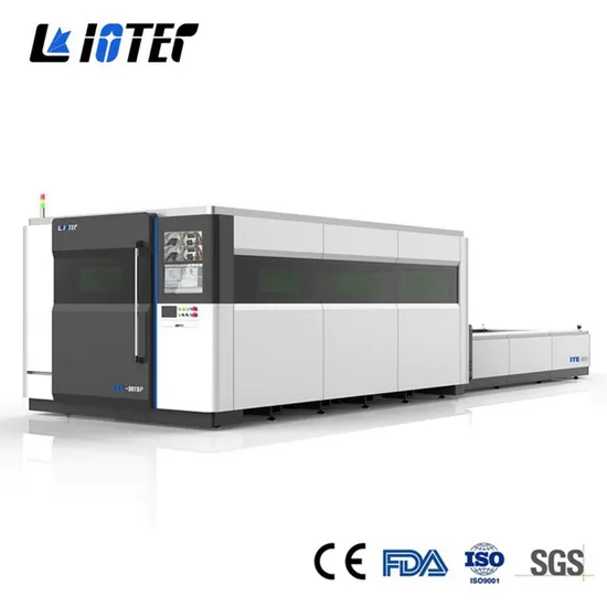 All Cover Full Cover Fiber Laser Cutter Metal Stainless Steel 1000W 1500W 2000W 3000W Fiber Laser Cutting Machine with Exchange Platform