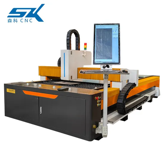 Steel Sheet Cutting Machine Fiber Laser 1530 1kw 2kw 3kw with Laser Head Stainless Steel Aluminum
