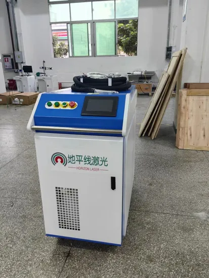 Low Price 2000W Manual Horizon Laser Wooden Case 1160X630X1140mm 1000W Welding Machine Aluminum China