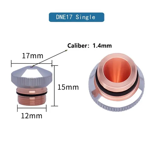 OEM Dne Laser Cutting Machine Nozzle Connectors for Fiber Laser Cutting Machine