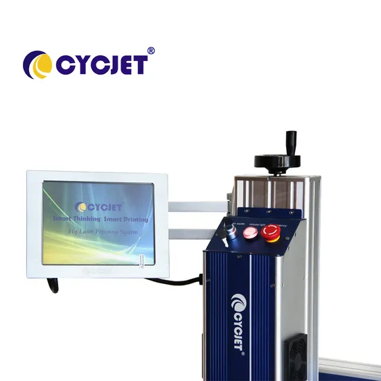 Cycjet Lf20f White Color PPR Pipe Fly Laser Marking Machine