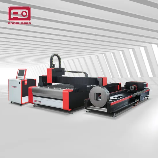 Good Quality CNC ISO 9001 3000W Metal Fiber Plates and Tubes Laser Cutting Machine