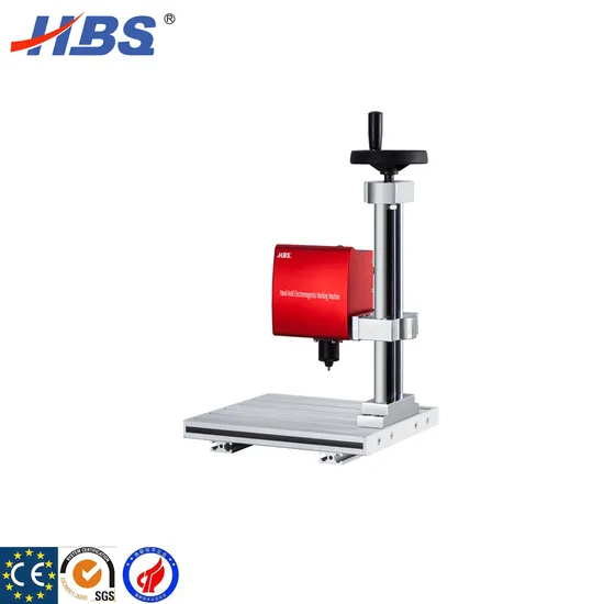 Red Color Handle Held Electric DOT Peen Marking Machine
