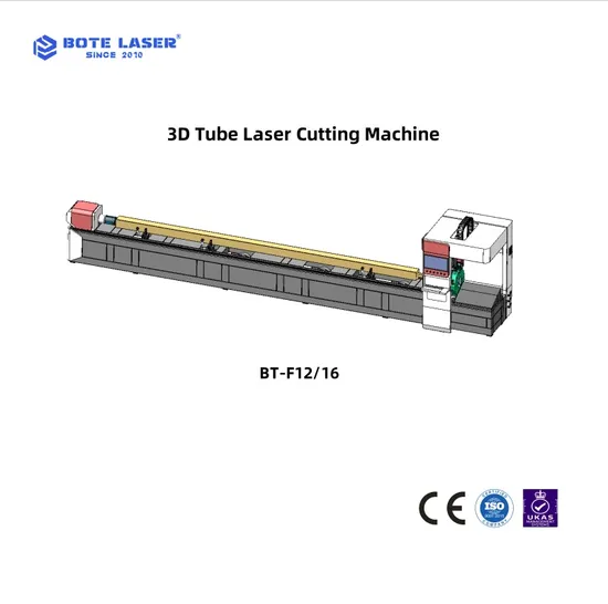 Bt-F12 1500W Tube Laser CNC Metal Cutting Machine with CE