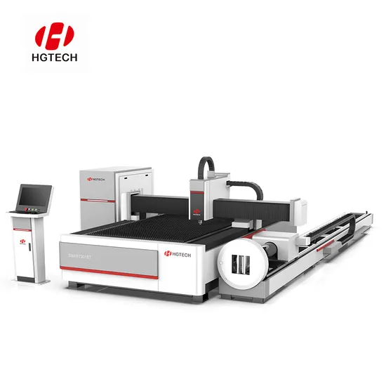 Second Generation Optical Fiber Trasmission System 1kw/3kw/6kw Fiber Laser Metal Plate & Tube Integrated Cutting Machine
